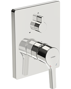 Hansa trim set 80503001 for bath mixer, rotary diverter, pressure-independent, chrome