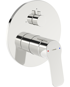 Hansa HANSABASIC 8055 Single-lever mixer 80559023 Finishing set, finishing set for two outlets, round chrome