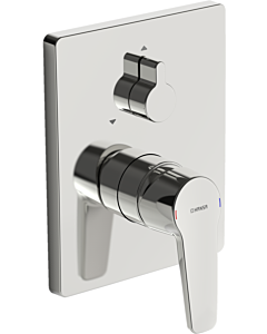 Hansa Wannenarmatur Hansapolo 80609093 chrom, Unterputz Fertigmontageset