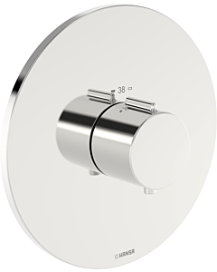 Hansa HANSAEASYTHERM 8860 Thermostat 88609245 Mounting kit, visible part for one outlet, round chrome