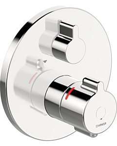Hansa Hansaclinica Fertigmontageset 88629085 für Unterputz-Einbaukörper, Rosette rund, chrom