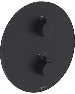 Hansa HANSAEASYMIX 8871 Kit de finition EasyMix 8871905233, partie visible pour une sortie, ronde, noir mat