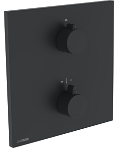 Hansa HANSAEASYMIX 8871 Finishing Set 8871906233 EasyMix, visible part for one outlet, square, matte black