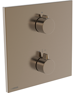 Hansa HANSAEASYMIX 8871 Finishing assembly set 8871906281 EasyMix, visible part for one outlet, square, brushed bronze