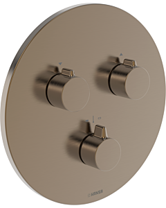 Hansa HANSAEASYMIX 8872 Fertigmontageset 8872905281 EasyMix, Fertigset für zwei Abgänge, rund Bronze gebürstet