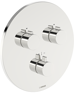 Hansa HANSAEASYMIX 8872 Finishing set 88729052 EasyMix, finishing set for two outlets, round chrome
