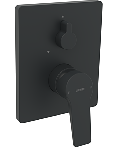 Hansa Hansabluebox twist trim set 8984908333 concealed bath mixer, full lever, matt black