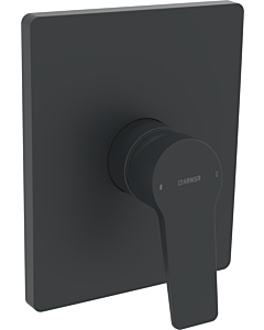 Hansa Hansabluebox twist Fertigmontageset 8985908333 Unterputz Brausearmatur, Vollhebel, mattschwarz