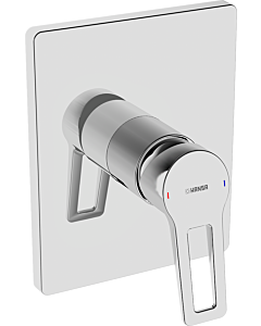 Hansa Brausearmatur Hansatwist 89859085 Hansabluebox, eckige Rosette, chrom