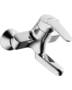 Hansa Waschtischarmatur Hansamix 01968283 chrom, Ausladung 171mm, schwenkbar, Wandmontage