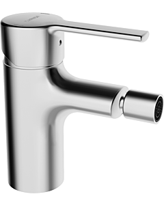 robinet de bidet Hansa Hansaronda 03063273 chromé , avec garniture de vidage