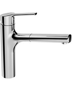 Hansa Hansaronda Spültischarmatur 03342273  chrom, Auslauf 200 mm, schwenkbar, mit Brause