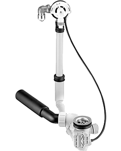 Hansa Wannen-Zu- und Ablaufgarnitur 05160100 Einbauset Hansafill 0516 verchromt