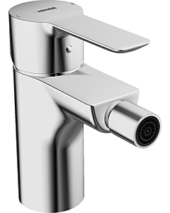 Hansa Bidet Armatur Hansaligna 06063203 chrom, mit Ablaufgarnitur, Ausladung 100 mm