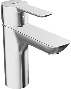 Hansa Waschtisch Armatur Hansaligna 06092203 chrom, mit Ablaufgarnitur, Ausladung 108 mm