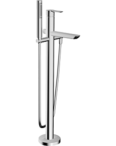 Hansa Wannen Armatur Hansaligna 06462083 chrom, bodenstehend, Ausladung 200 mm