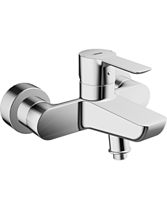 Hansa Wannenarmatur Hansaligna 06742103  chrom, Aufputz, Ausladung 152 mm, mit Umstellung