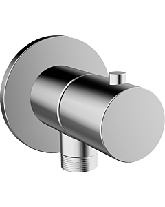 Hansa Wandanschlussbogen 51570173 chrom, eigensicher, mit Absperrung