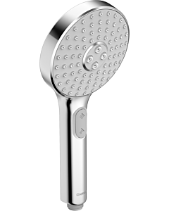 Hansa Hansaactivejet hand shower 84330100 3-spray, Ø 120 mm, anti-limescale technology, light gray / chrome