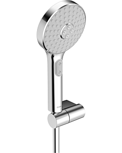 Hansa Hansaactivejet Schlauchbrausegarnitur 84380133 Handbrause, 3-strahlig, hellgrau/chrom