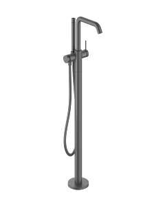 hansgrohe Tecturis S Einhebel-Wannenarmatur 73440340 bodenstehend, brushed black chrome