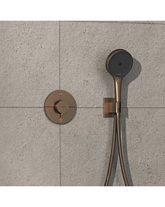 hansgrohe ShowerSelect Comfort S Thermostat 15554140 UP, für 2 Verbraucher, ohne Sicherungskombination EN 1717, brushed bronze