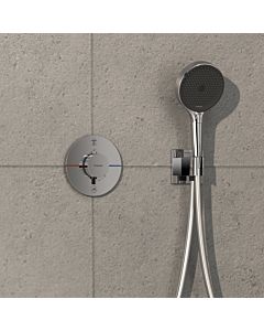 hansgrohe ShowerSelect Comfort S Brausethermostat 15556000 chrom, Unterputz, für 2 Verbraucher mit integrierter Sicherungskombination