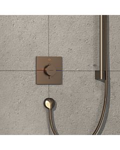 hansgrohe ShowerSelect Comfort E Thermostat 15571140 UP, für 1 Verbraucher, brushed bronze