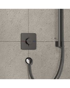 hansgrohe ShowerSelect Comfort Q Thermostat 15581340 UP, für 1 Verbraucher, brushed black chrome