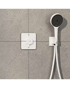 hansgrohe ShowerSelect Comfort Q Thermostat 15583700 UP, für 2 Verbraucher, ohne Sicherungskombination EN 1717, mattweiß