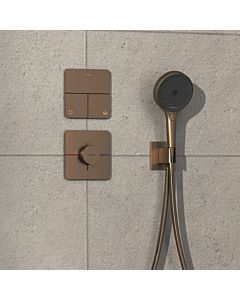 hansgrohe ShowerSelect Comfort Q Thermostat 15588140 UP, für 1 Verbraucher, brushed bronze