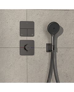 hansgrohe ShowerSelect Comfort Q Thermostat 15588340 UP, für 1 Verbraucher, brushed black chrome