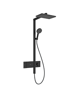 Système de douche Alive Q hansgrohe Raindance 24590670 2 modes de pulvérisation avec ShowerSelect Comfort , 12 l/min, noir mat