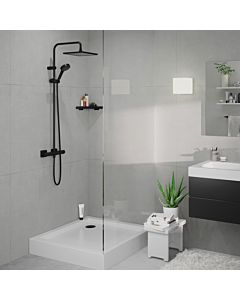 hansgrohe Vernis Shape Showerpipe 26427670 1jet, with thermostat, matt black
