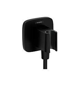 hansgrohe FixFit Porter Q raccord de tuyau 26887670 pour douchette, noir mat