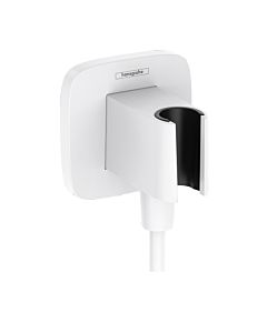 hansgrohe FixFit Porter Q Schlauchanschluß 26887700 für Handbrause, mattweiß