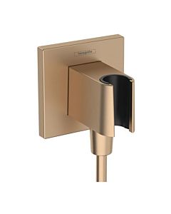 hansgrohe FixFit Porter E hose connection 26889140 for hand shower, brushed bronze