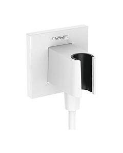 hansgrohe FixFit Porter E raccord de tuyau 26889700 pour douchette, blanc mat