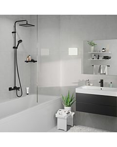hansgrohe Vernis Shape Showerpipe 26900670 1jet, avec thermostat bain, noir mat