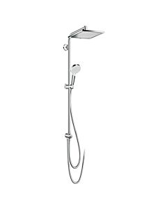 hansgrohe Reno Crometta E 240 Showerpipe 27289000 chrom, 1jet, EcoSmart., 9 l/min, 24 x 24 cm