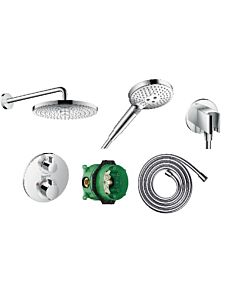 hansgrohe Raindance Select Duschsystem mit Ecostat S, Duscharmatur Set