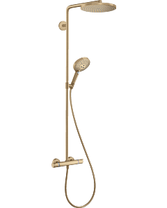 hansgrohe showerpipe 27633140 1jet, avec thermostat, bronze brossé