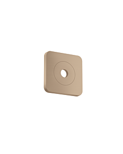 hansgrohe AXOR Citterio C Wandrosette 28801310 120/120 softsquare, Brushed Red Gold