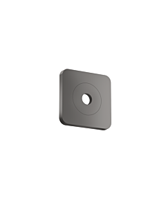 hansgrohe AXOR Citterio C Wandrosette 28801330 120/120 softsquare, Polished Black Chrome