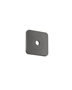 hansgrohe AXOR Citterio C rosace murale 28801340 120/120 softsquare, Chrome Noir Brossé