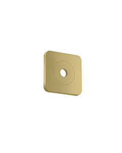 hansgrohe AXOR Citterio C Wandrosette 28801950 120/120 softsquare, Brushed Brass