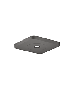 hansgrohe Axor Citterio C ceiling rose 28802340 120/120 softsquare, Brushed Black Chrome