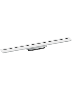 hansgrohe Drain Duschrinne 42520700 700mm, Fertigset, frei im Raum, mattweiß