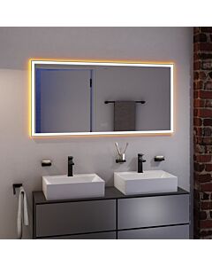 hansgrohe Xarita Spiegel 54984700 with capacitive touch sensor, 1400 x 700 x 50 mm, matt white