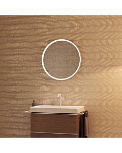 hansgrohe miroir Xarita S 54991700 avec capteur IR, 700 x 700 x 50 mm, blanc mat